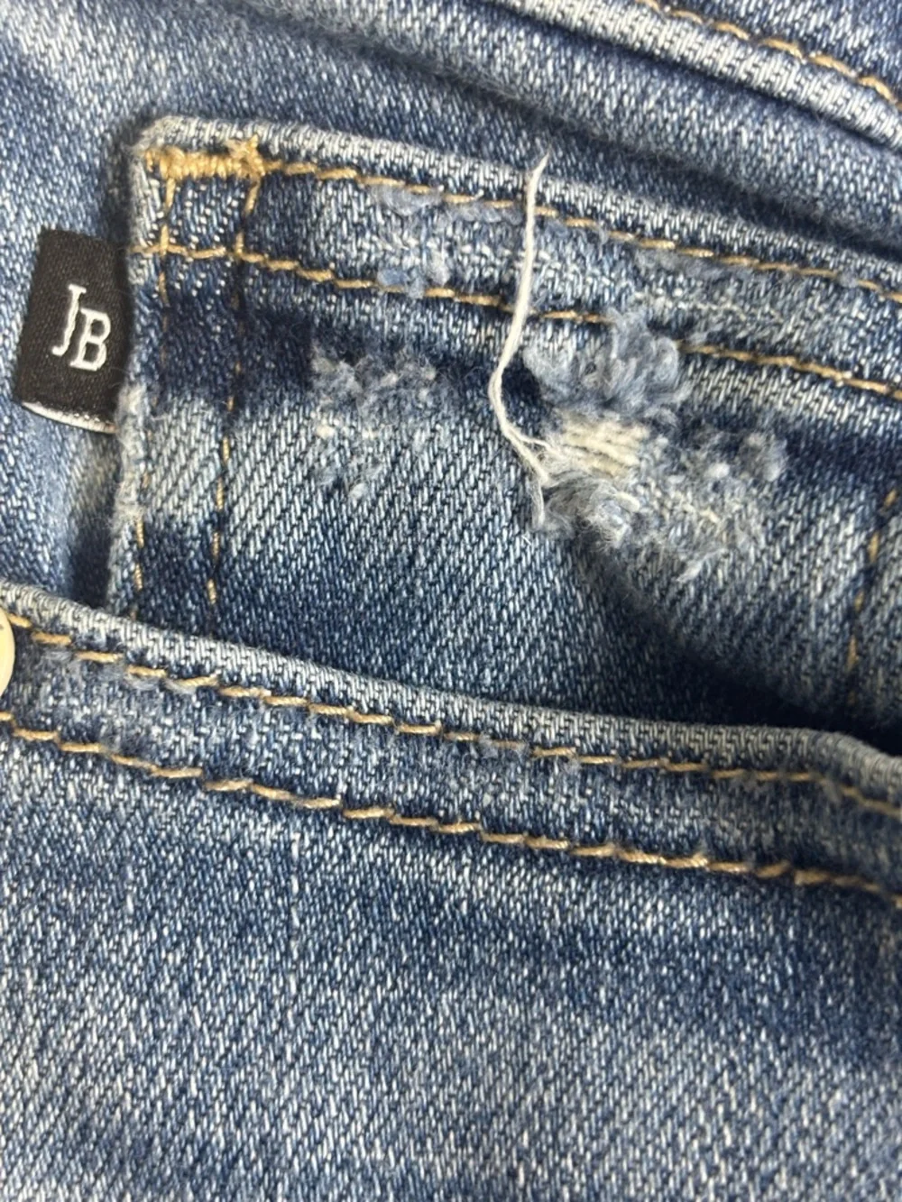 Judy Blue Women's 5/27 Mid-Blue High-Rise Cropped Skinny Jeans Frayed Split Hem - Picture 7 of 8